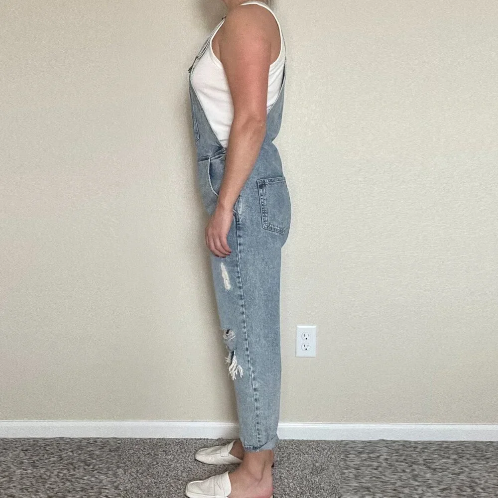 H&M Divided Denim Overall Size 6 - Picture 3 of 11